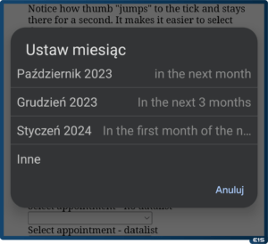 Androind datetime in Chrome