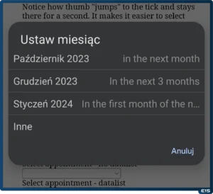 Androind datetime in Chrome