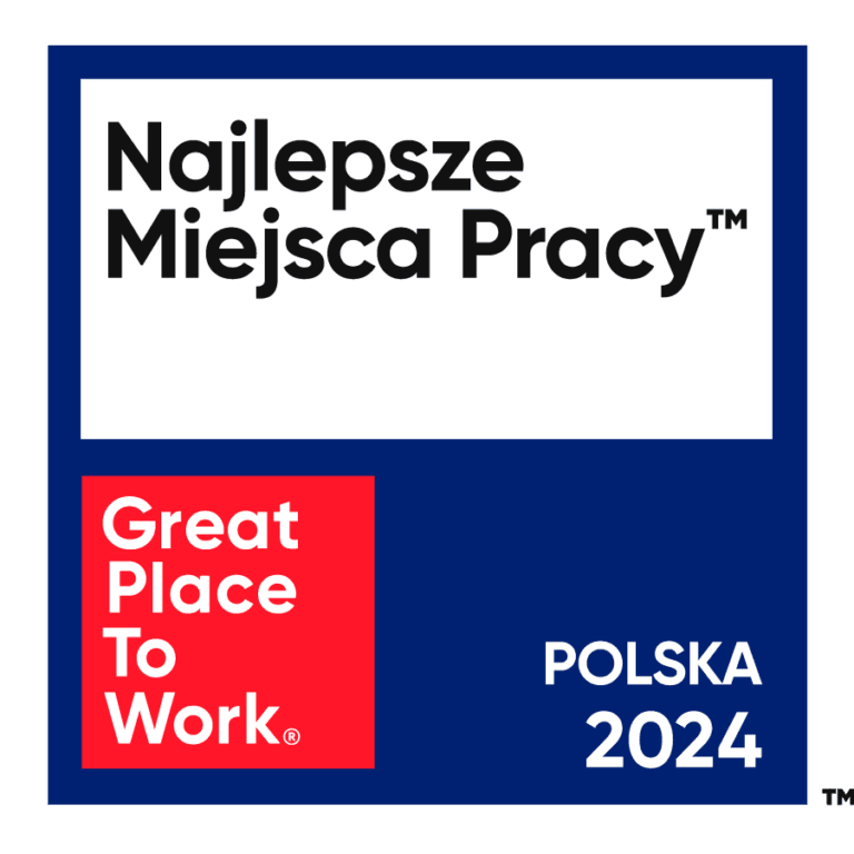 Certyfikat Best Place To Work 2024 przyznany firmie Edge One Solutions