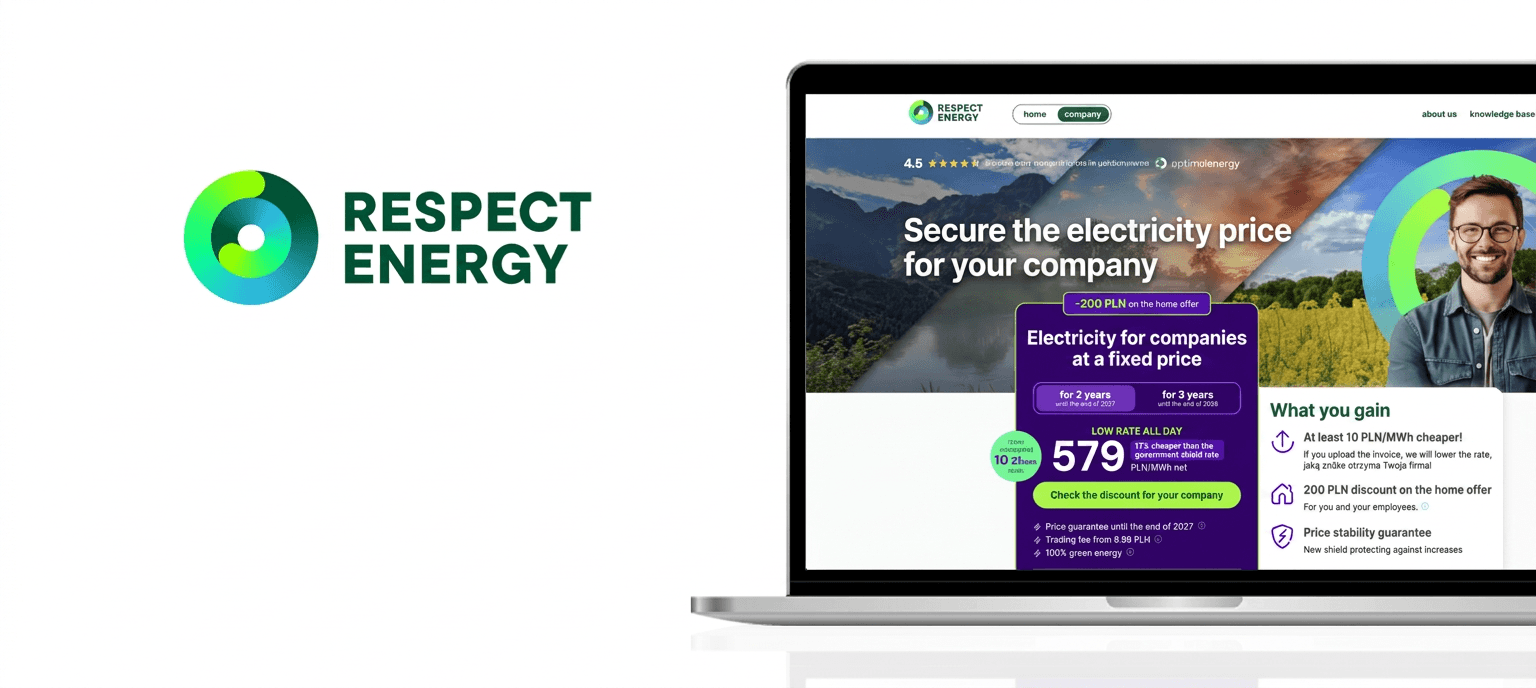 Respect energy case study cover mockup